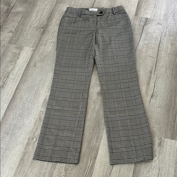 Calvin Klein Pants - Calvin Klein Black and White Plaid Trousers